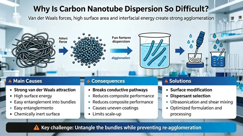 Why Is Carbon Nanotube Dispersion So Difficult? Why Is Carbon Nanotube Dispersion So Difficult?